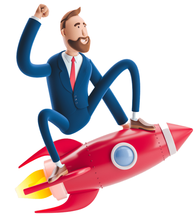 Raket grafisch pictogram